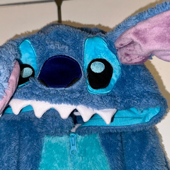 Lilo & Stitch Disney Unisex Plush Kids Pajama Costume Bodysuit One Piece Size 4 - Picture 2 of 7
